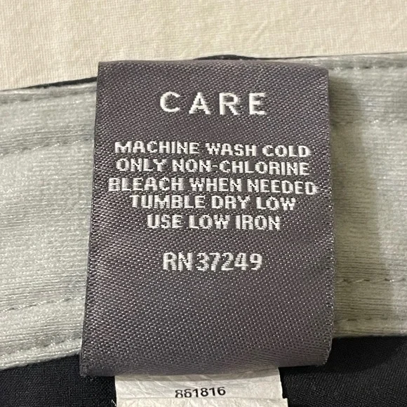 REI Co-op Women Size 8 Petite Black Hiking Pants Straight Leg Technical Trail - Picture 4 of 11